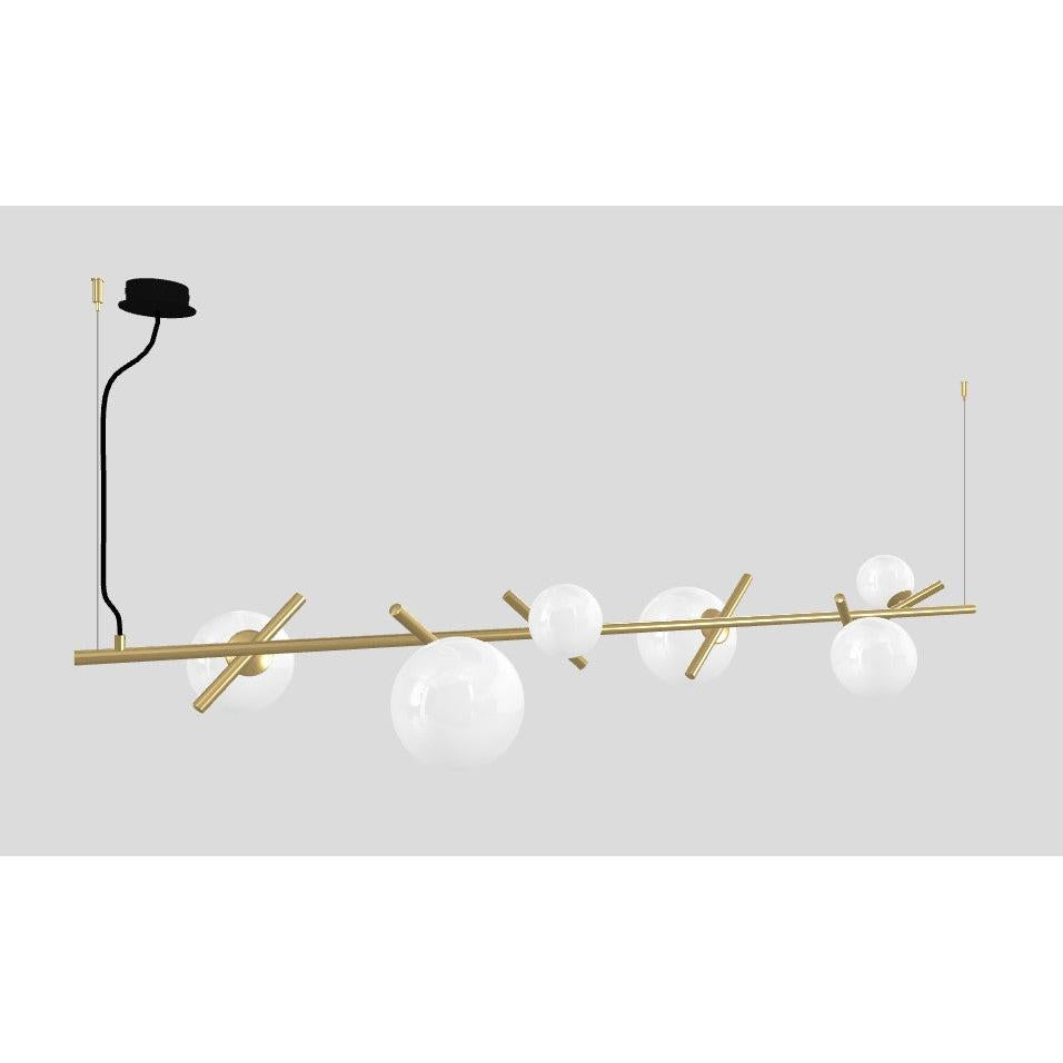 Posy Bil 6l Sarkit Pi̇Ri̇Nç Q180x42 H31 Cm G9 Led 2x10w+E14 Led 4x10w