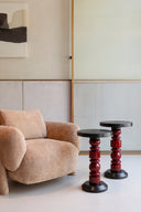Prague Bordo Yan Sehpa Takımı-Yan Sehpa-Pinot Interior-NowShopFun