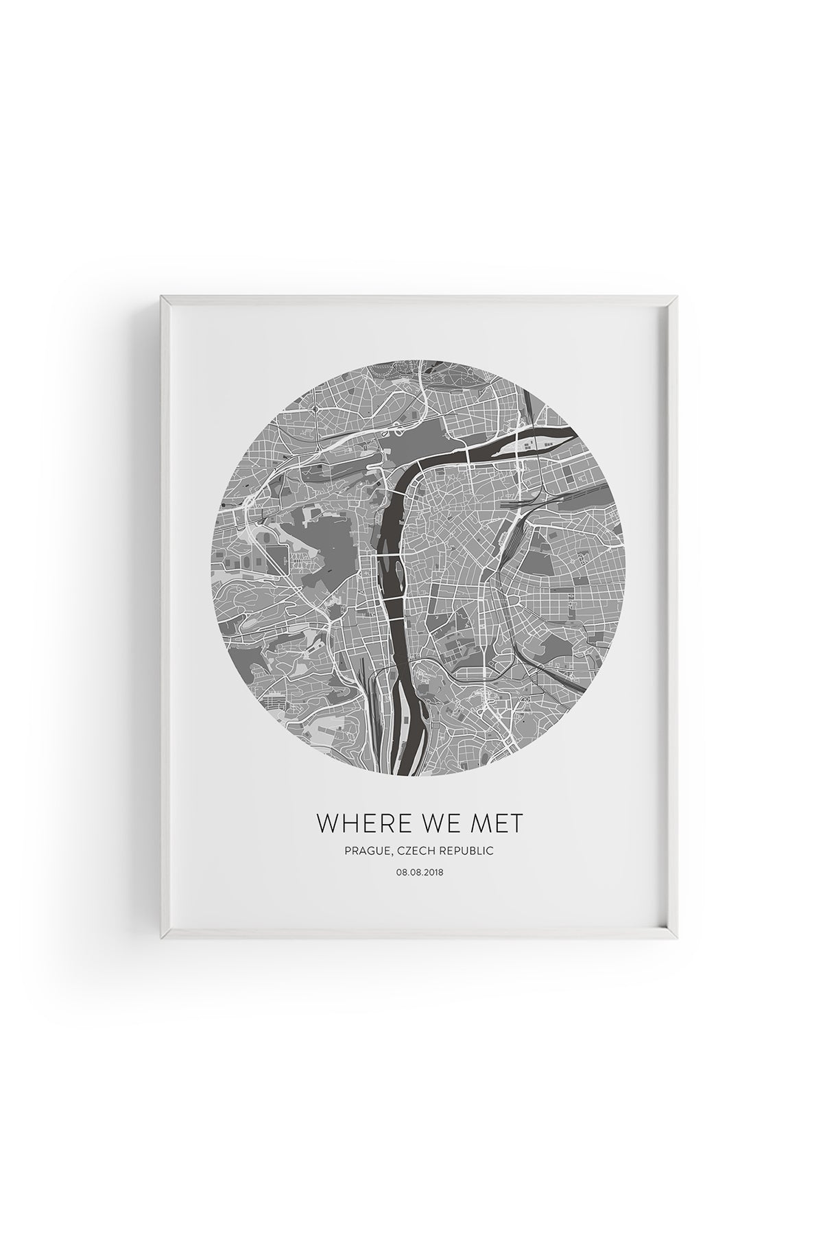 Prague Şehir Haritası Poster