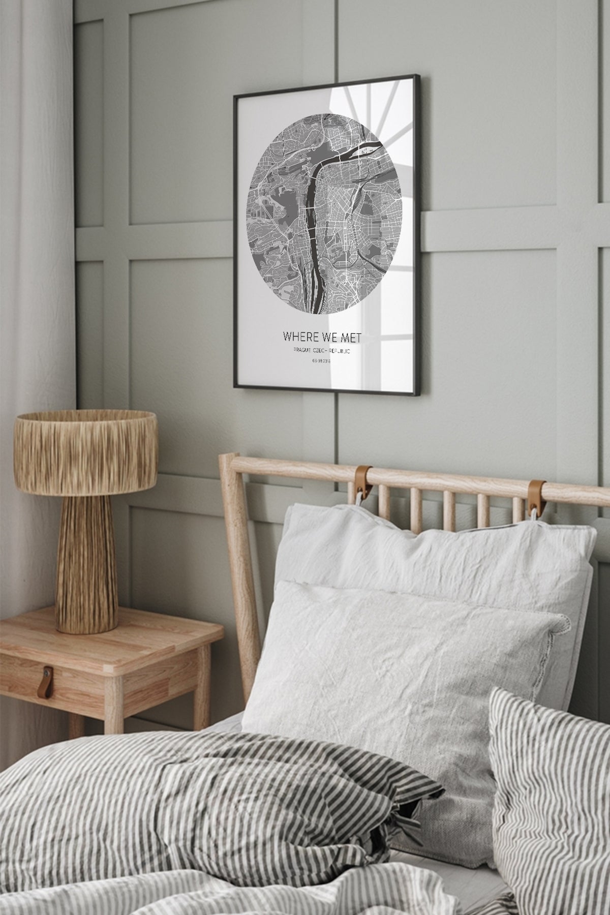 Prague Şehir Haritası Poster