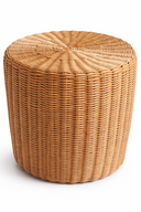 Premium Rattan Sehpa & Puff