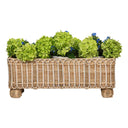 Provence Rattan Dikdörtgen Saksı Beyaz Eskitme-Juliska Outdoor-Juliska-NowShopFun