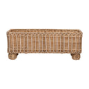 Provence Rattan Dikdörtgen Saksı Beyaz Eskitme-Juliska Outdoor-Juliska-NowShopFun