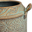Provence Kapaklı Metal Dekoratif Kavanoz