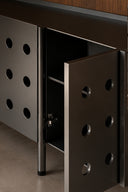 Puncta Çelik Sideboard Konsol-Konsol-Yapı Cam-NowShopFun