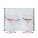 Puro Kokteyl Kadehi 2li Set Pudra Pembe-Juliska İçecek & Bar-Juliska-NowShopFun