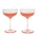 Puro Kokteyl Kadehi 2li Set Pudra Pembe-Juliska İçecek & Bar-Juliska-NowShopFun