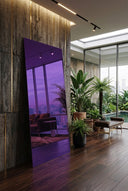 Purple Mor Dekoratif Ayna