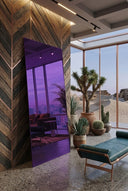 Purple Mor Dekoratif Ayna