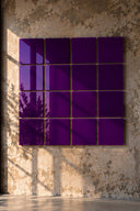 Puzzle Renkli Cam Duvar Aynası