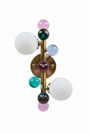 Bubble Lamp Soft Fırçalanmış Mat Gold Metal Opak Aplik