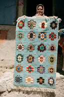 Flowers El Dokuma Tülü Halı
