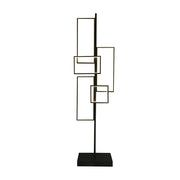 Quadrangular Lux Led Lambader 165 Cm, Dimmer ve Kumandalı