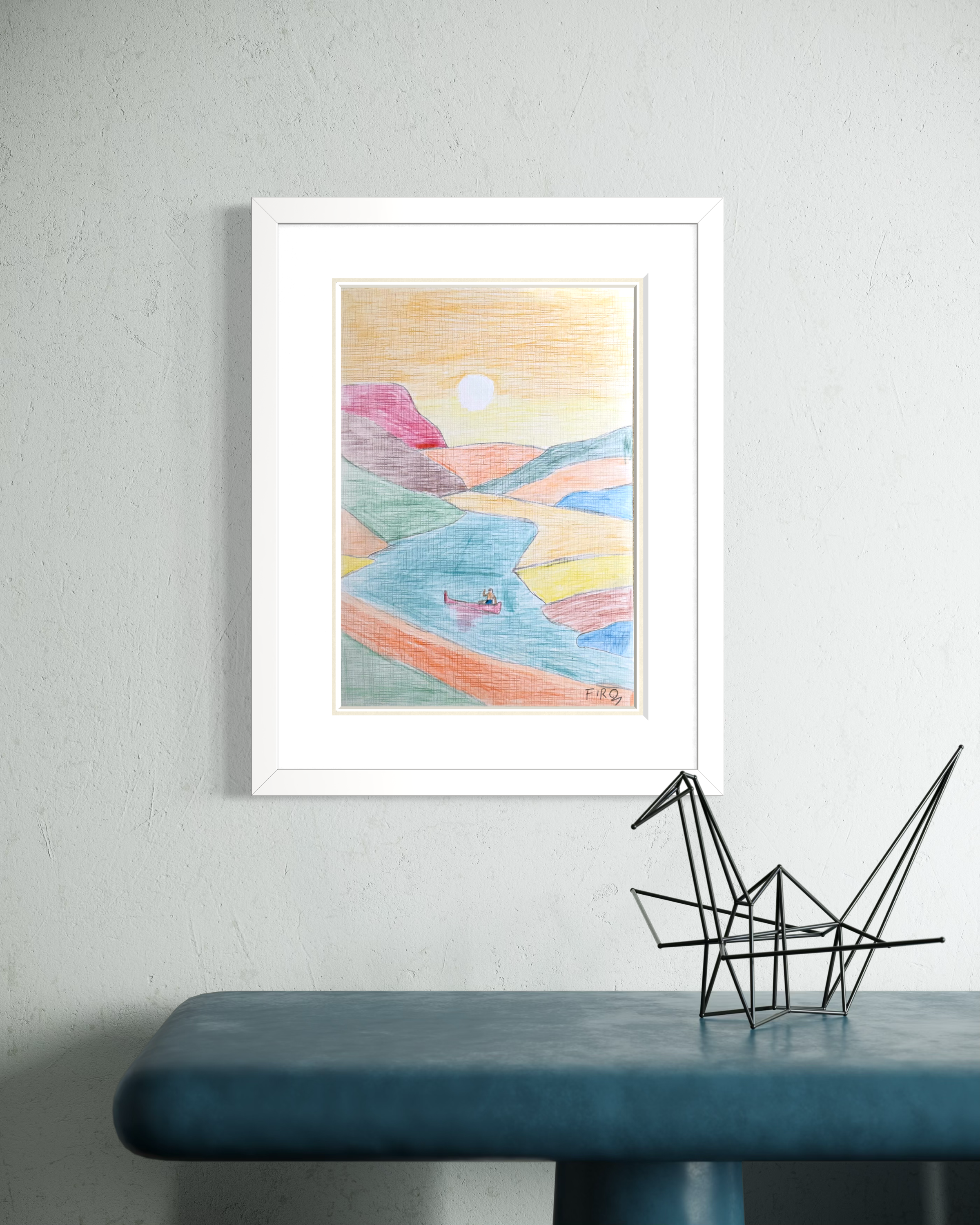 Quiet Drift Resim | 25x35 cm-Tablo-Fırat Aydın Works-NowShopFun