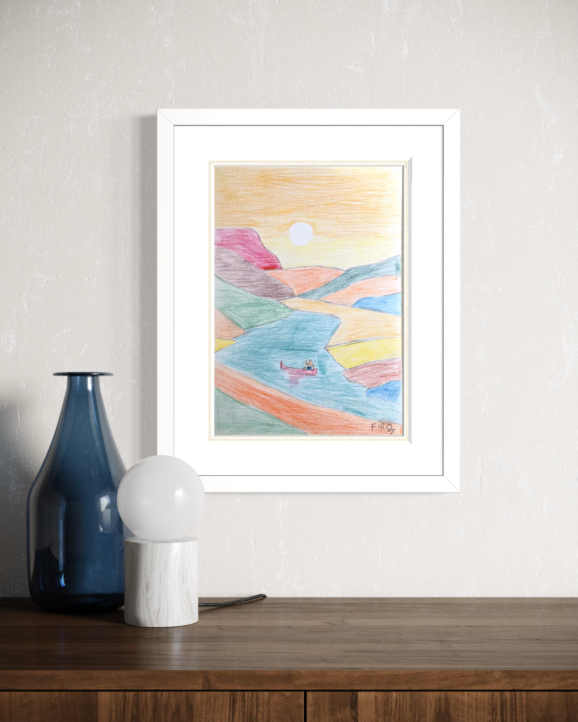 Quiet Drift Resim | 25x35 cm-Tablo-Fırat Aydın Works-NowShopFun