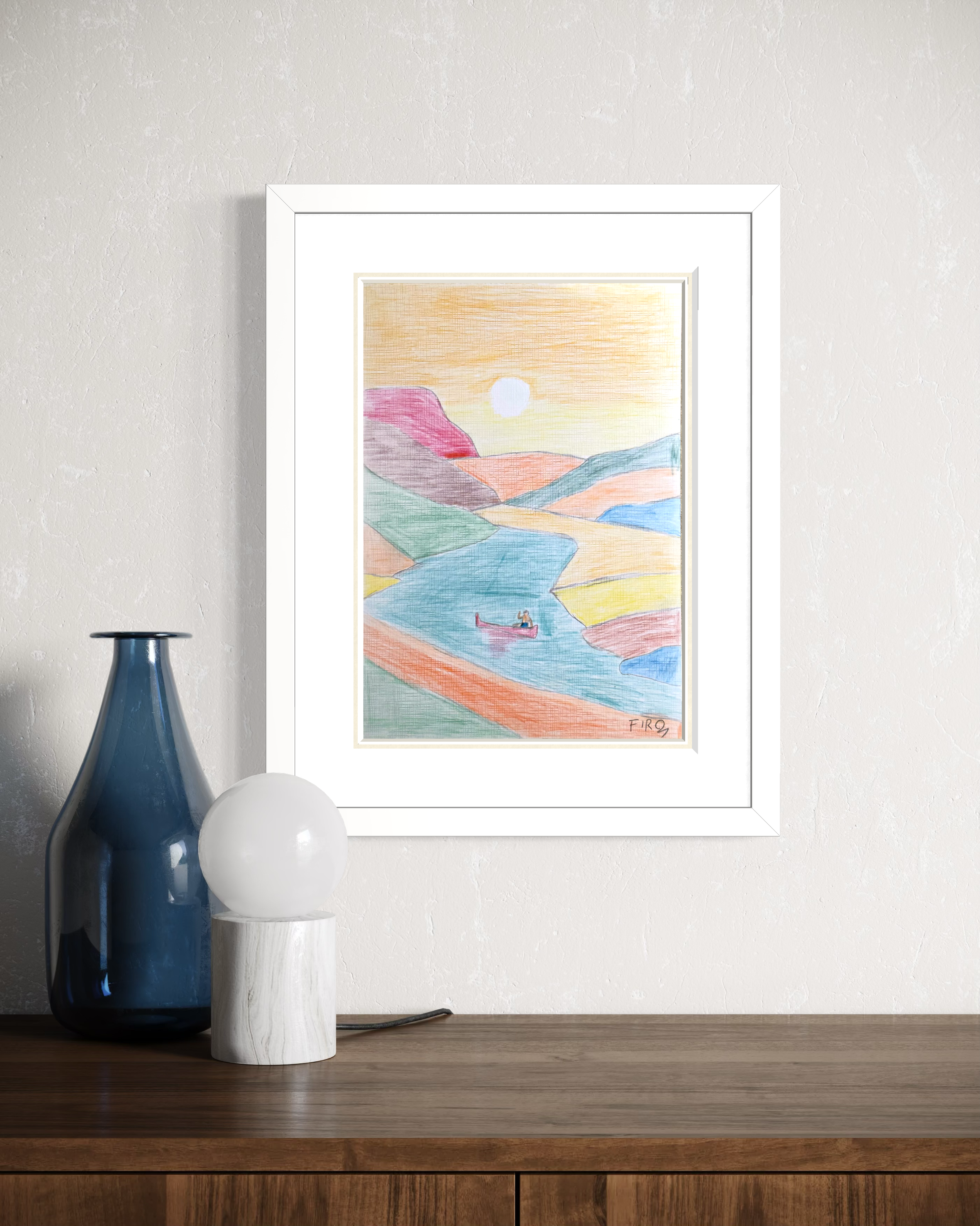 Quiet Drift Resim | 25x35 cm-Tablo-Fırat Aydın Works-NowShopFun