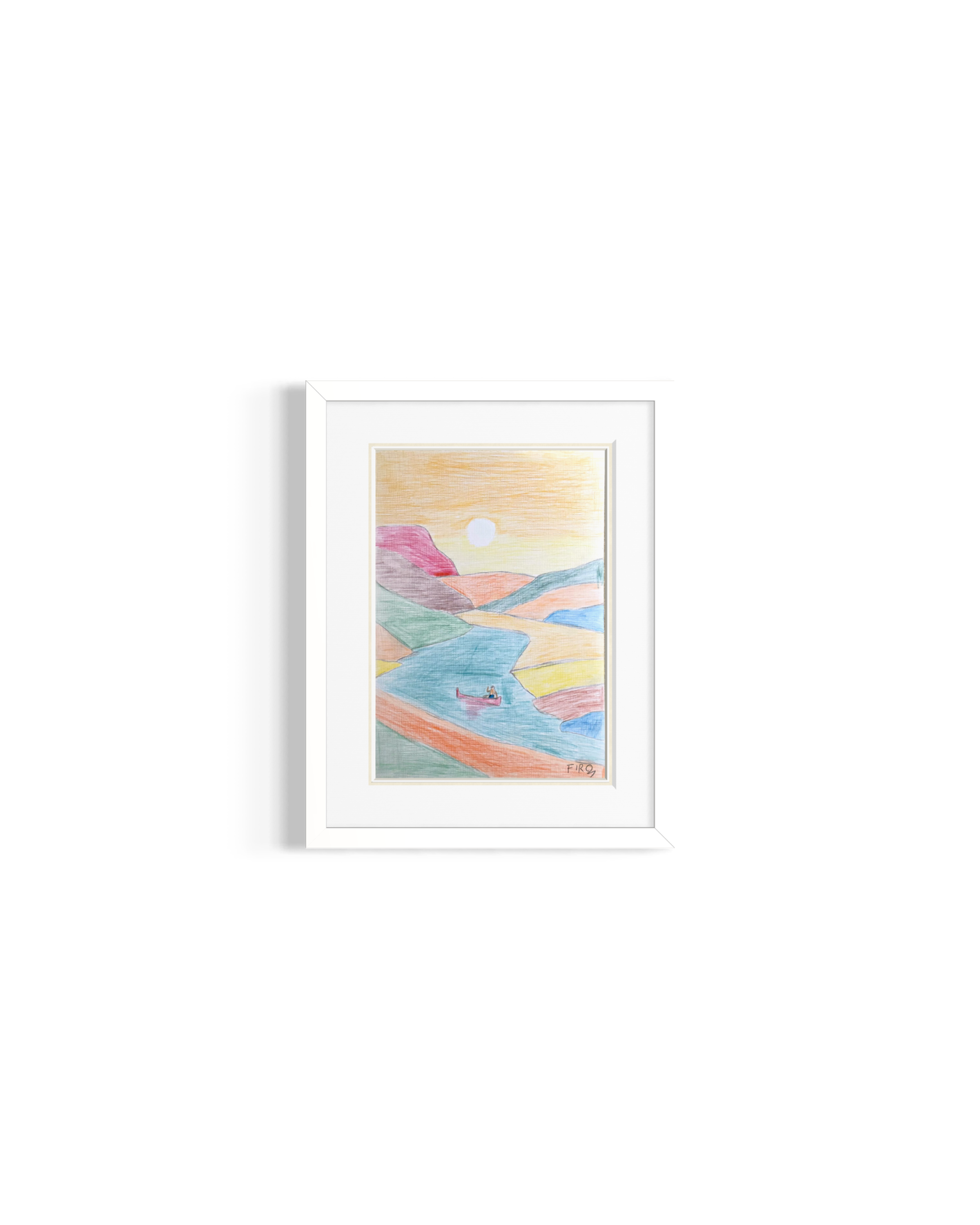 Quiet Drift Resim | 25x35 cm-Tablo-Fırat Aydın Works-NowShopFun