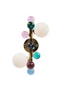 Bubble Lamp Soft Fırçalanmış Mat Gold Metal Opak Aplik