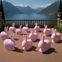 Rabbit Pembe Tabure