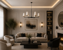 Radiant Sarkıt Avize-Ünal Abajur-Sarı Krem-NowShopFun