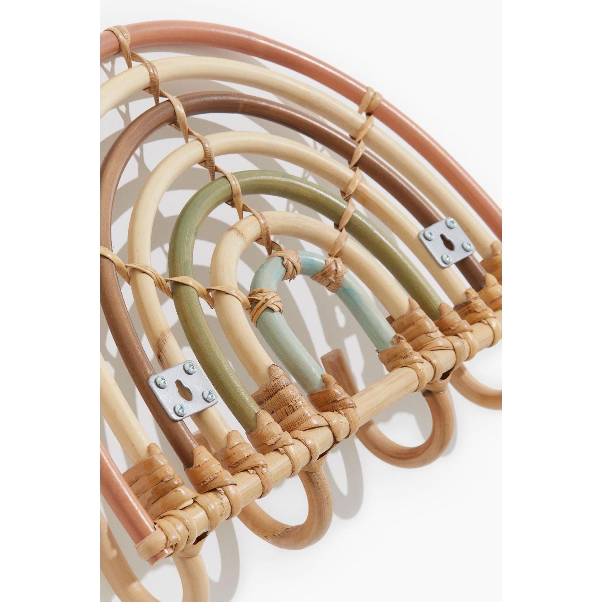 Gökkuşağı Rattan Askılık