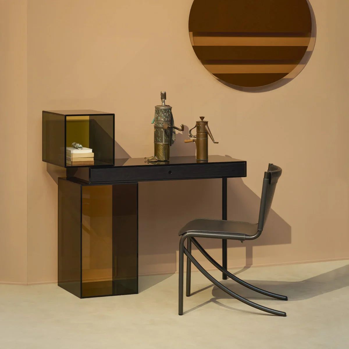 Ratio Cam Çalışma Masası-Çalışma Masası-Glas Italia-NowShopFun