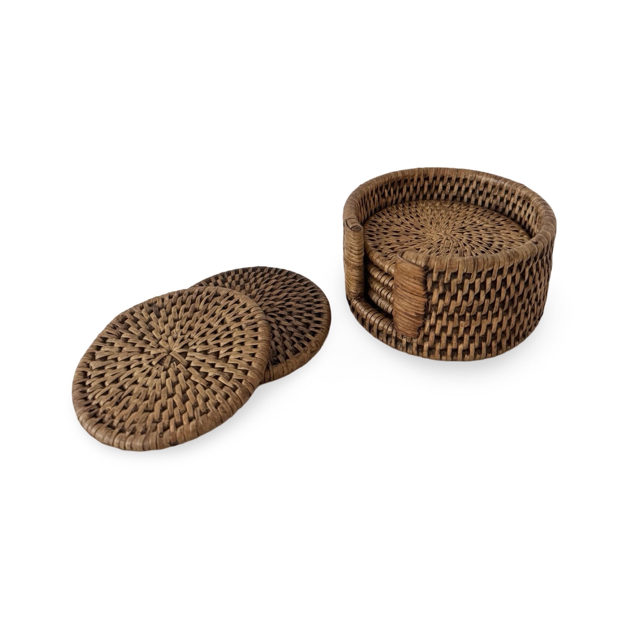 Rattan Bardak Altlığı (6'lı Set)
