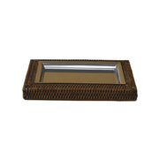 Rattan Dikdörtgen Anahtarlık Tabağı