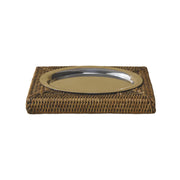 Rattan Oval Anahtarlık Tabağı