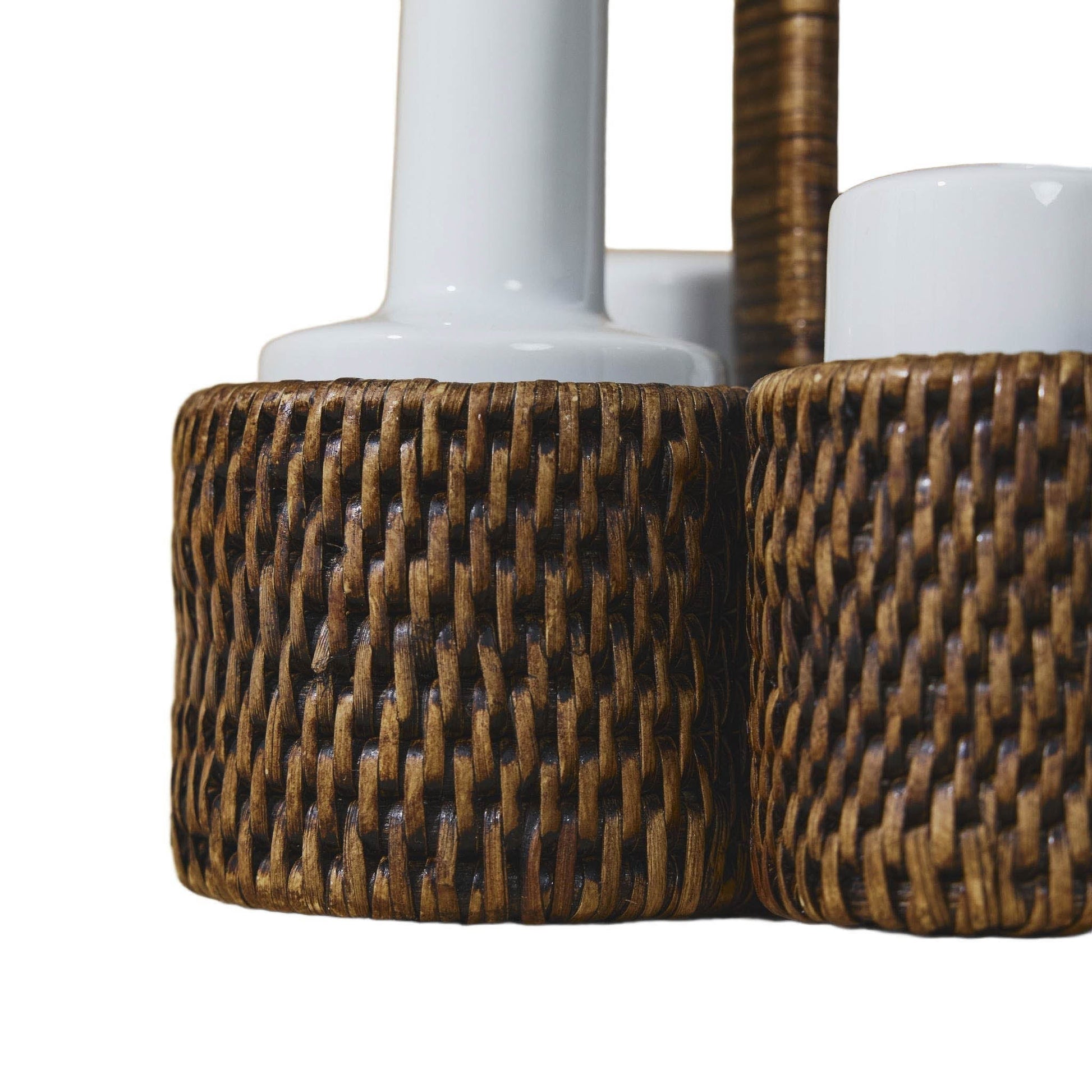 Rattan Yağlık Tuzluk Seti