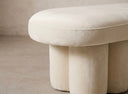 Ravello Kırık Beyaz Kadife Bench