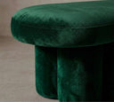 Ravello Koyu Yeşil Kadife Bench