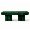 Ravello Koyu Yeşil Kadife Bench