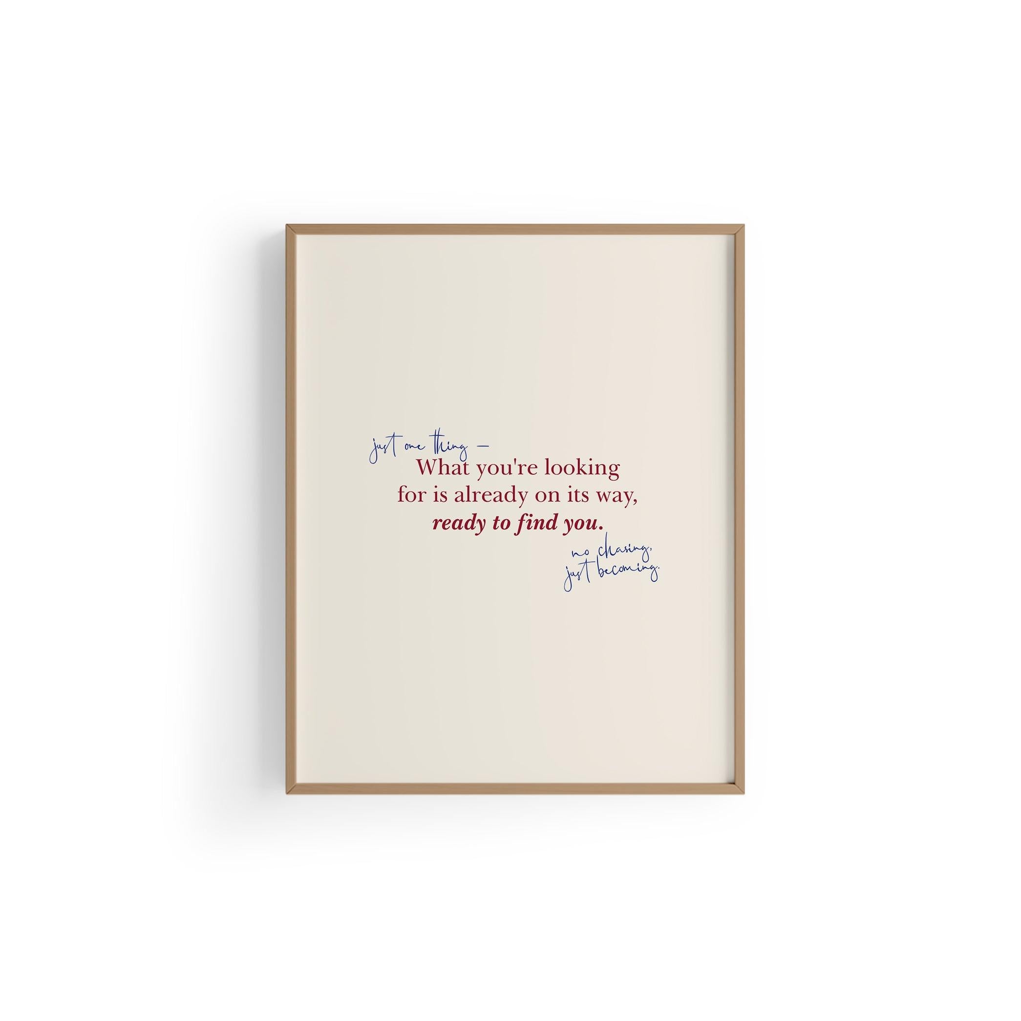 Ready To Find You | Tipografi Posteri