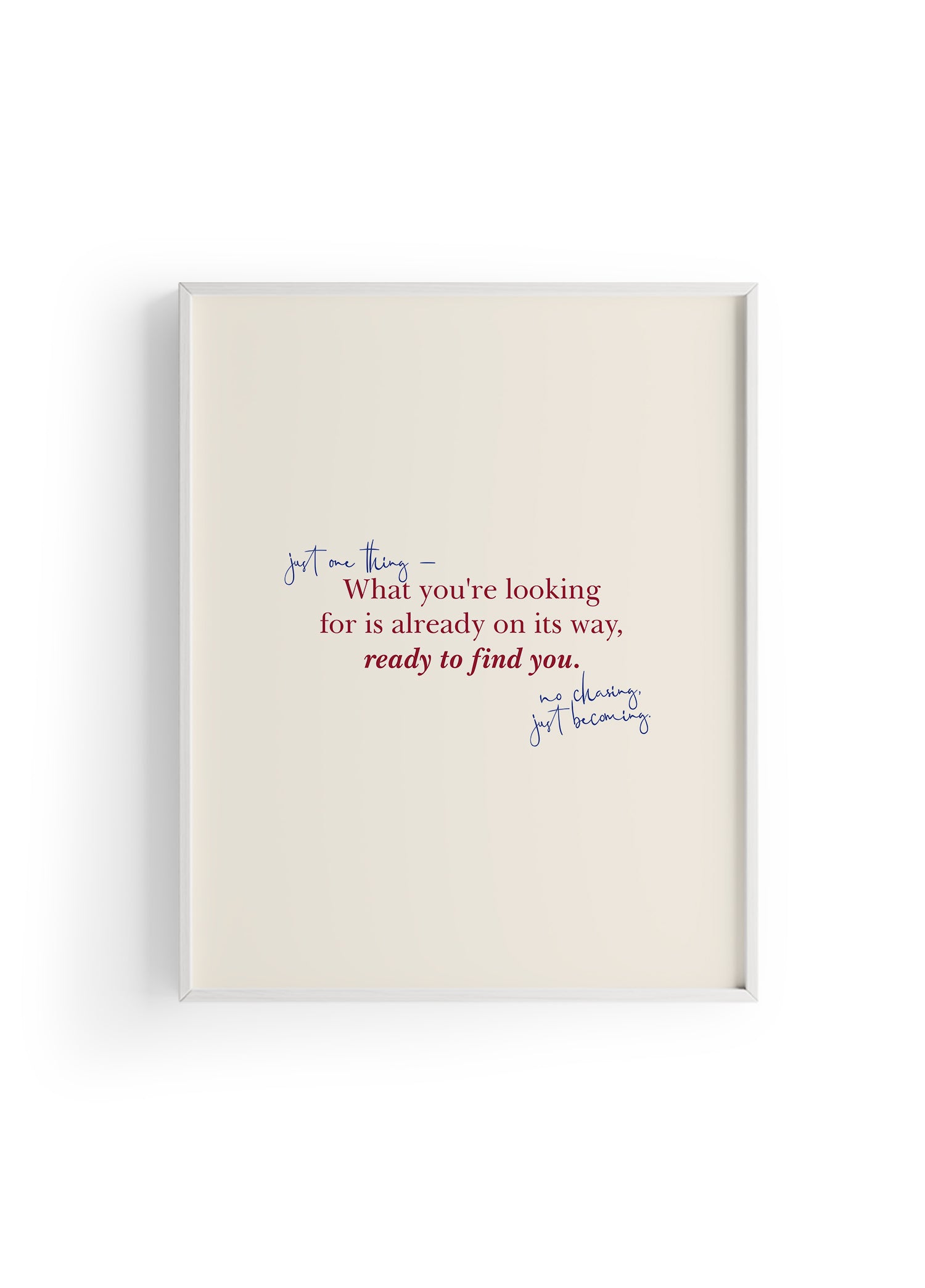 Ready To Find You | Tipografi Posteri