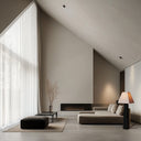 Recta Masif Ahşap Ayaklı Keten Başlıklı Lambader