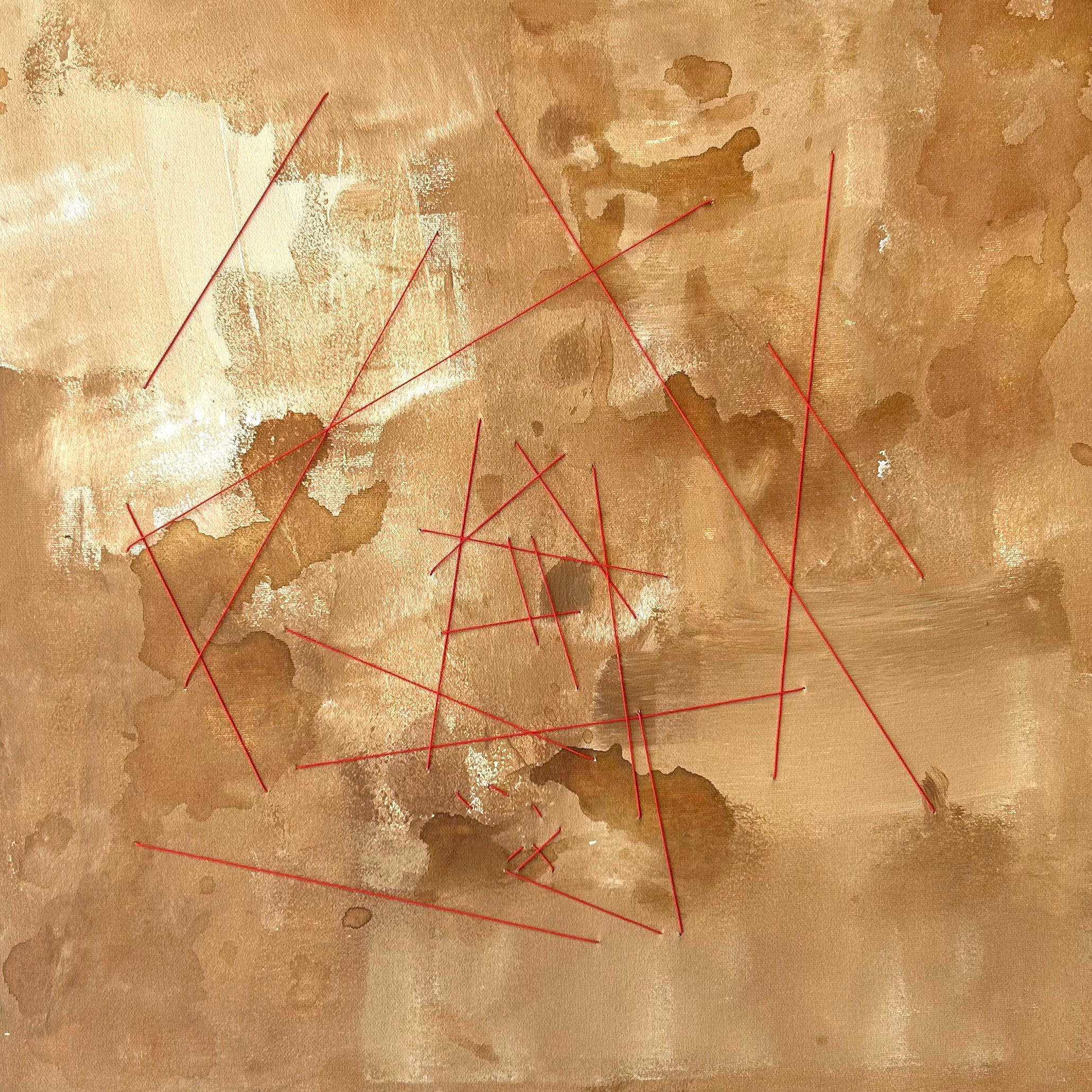 Red Ship In The Storm Tablo