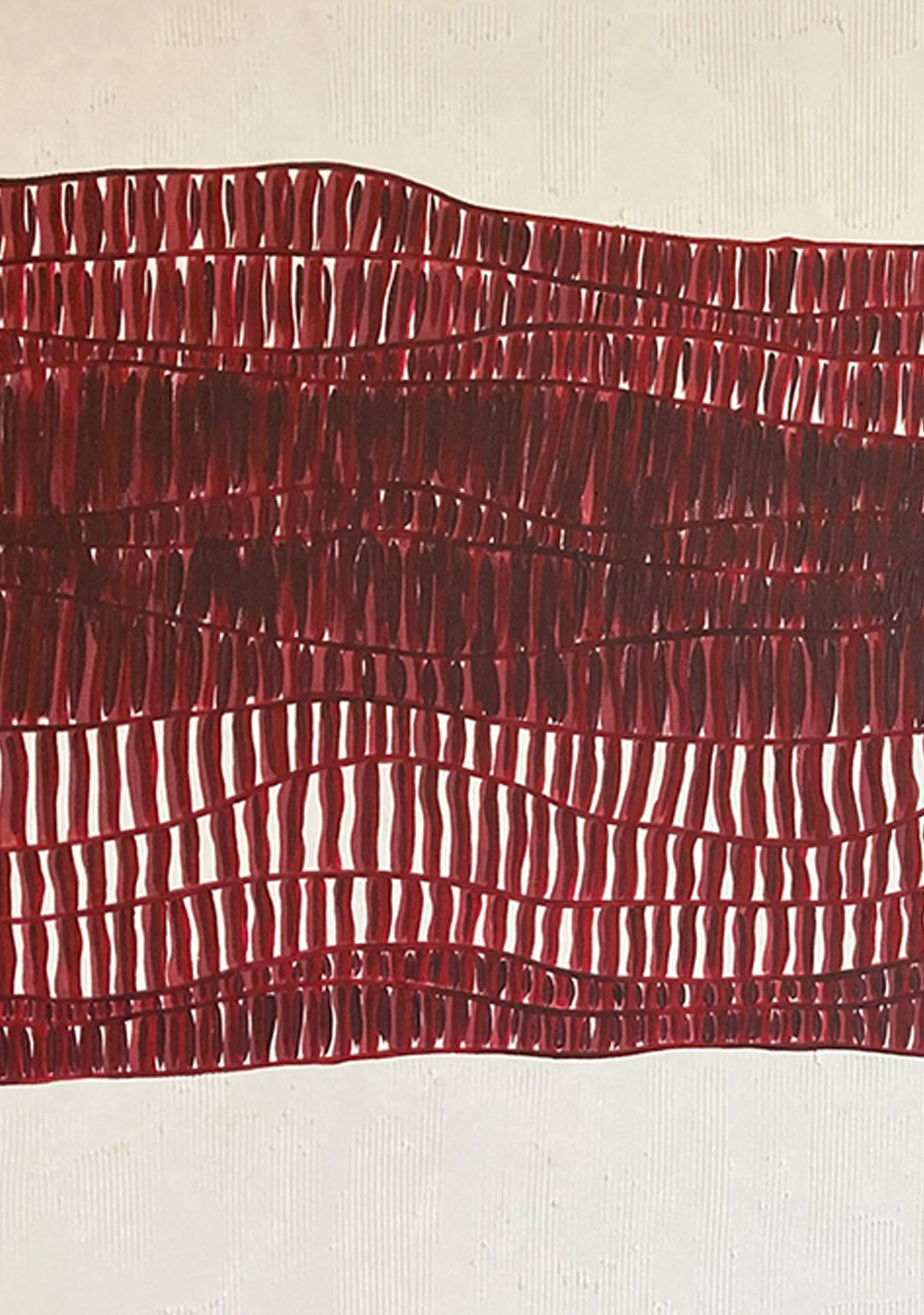 Red Textures Kanvas Üzeri Akrilik El Yapımı Resim