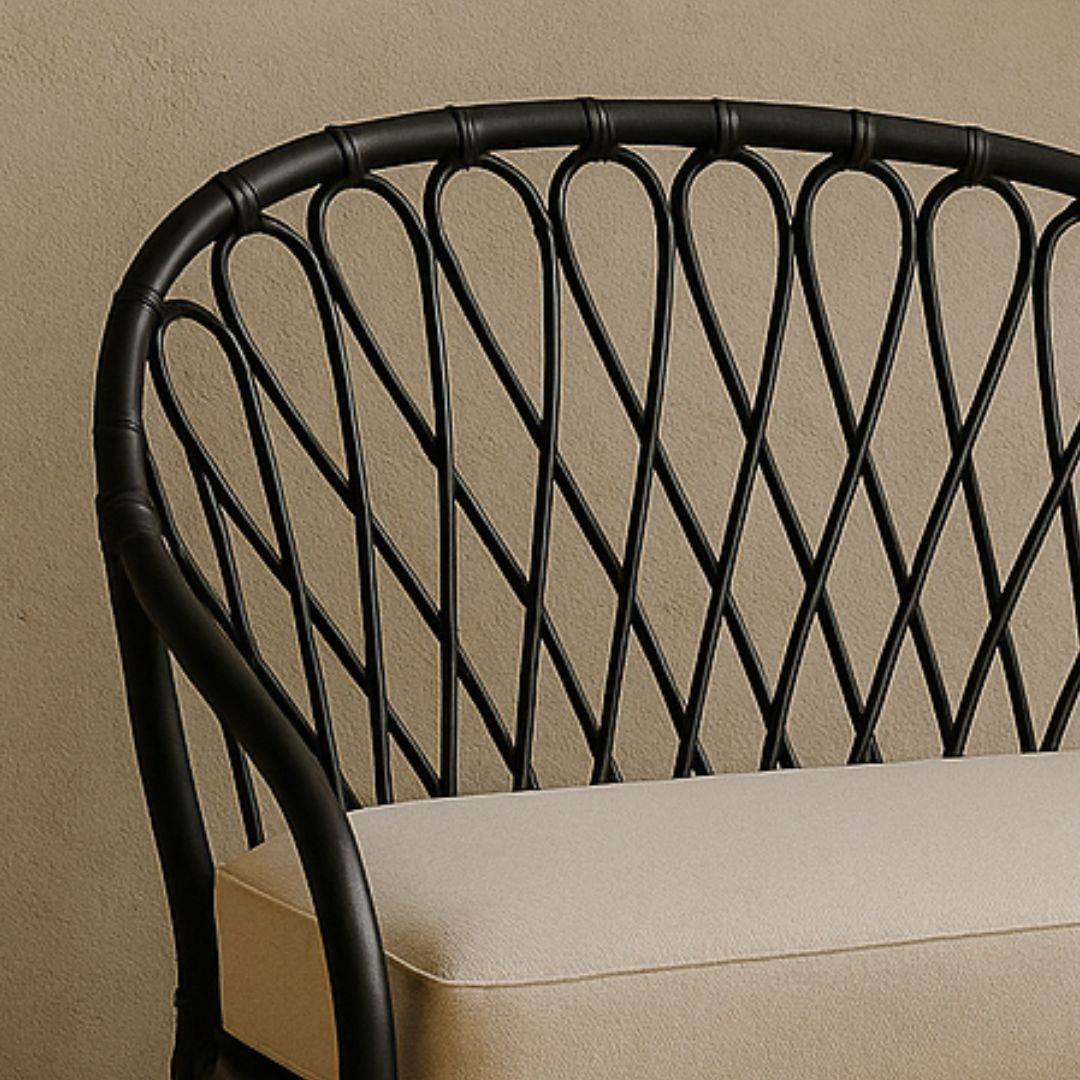 Niche Minderli Rattan Berjer