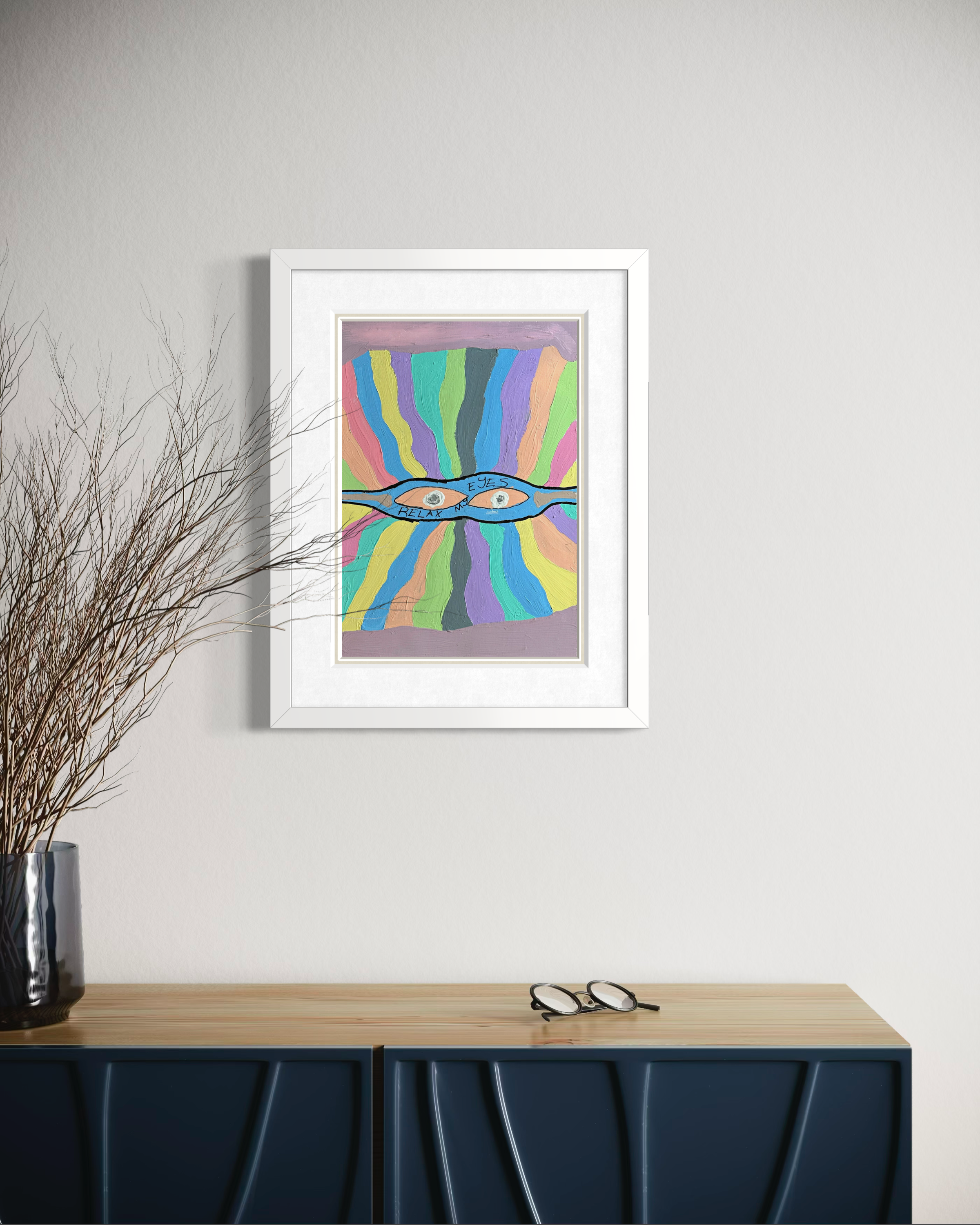 Relax My Eyes Resim | 25x35 cm-Tablo-Fırat Aydın Works-NowShopFun