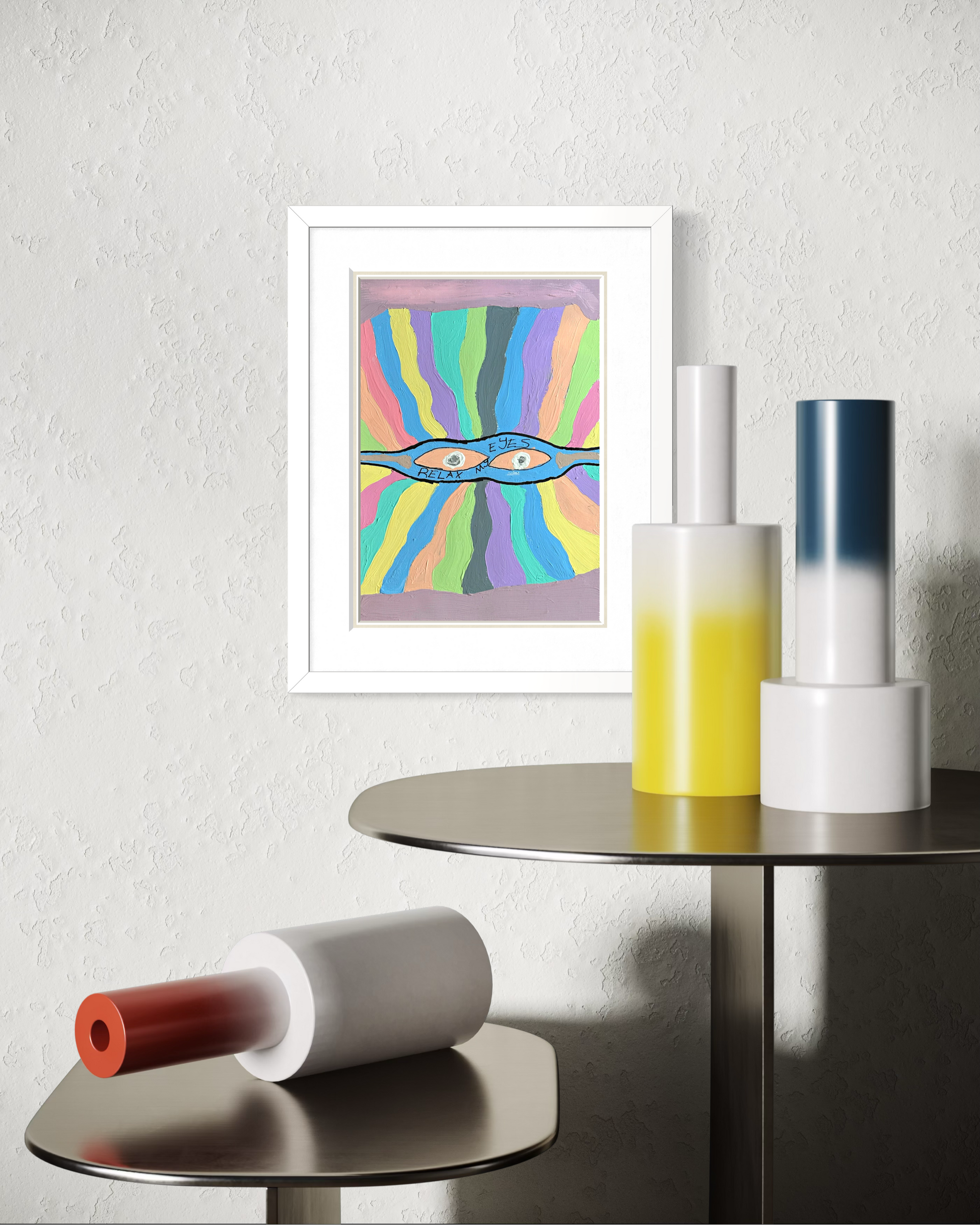 Relax My Eyes Resim | 25x35 cm-Tablo-Fırat Aydın Works-NowShopFun