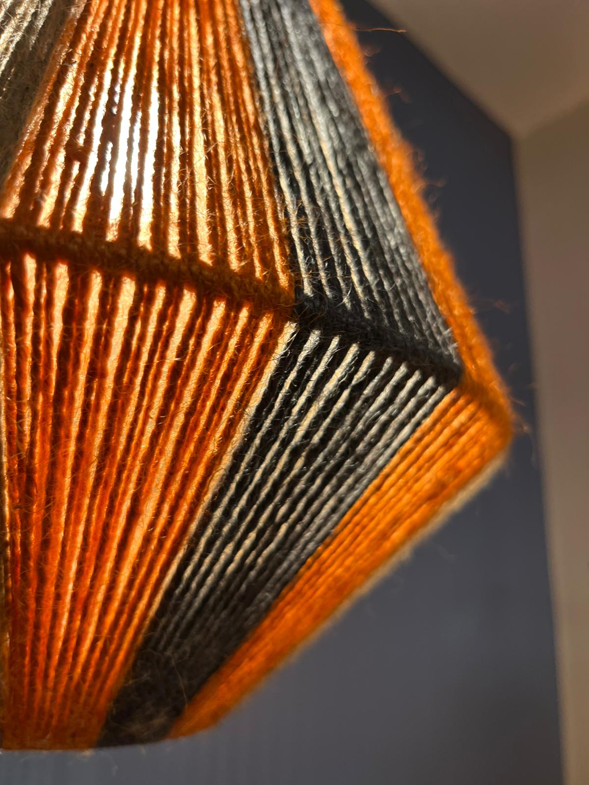 Renkli Hasır İpli Sarkıt Avize-Sarkıt Aydınlatma-Luzart-NowShopFun