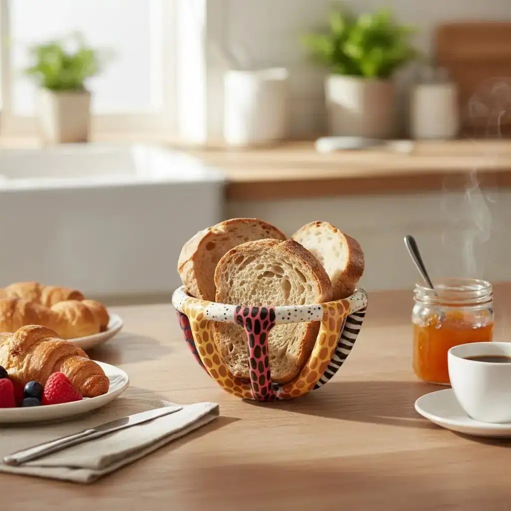 Renkli Mini Seramik Sepet