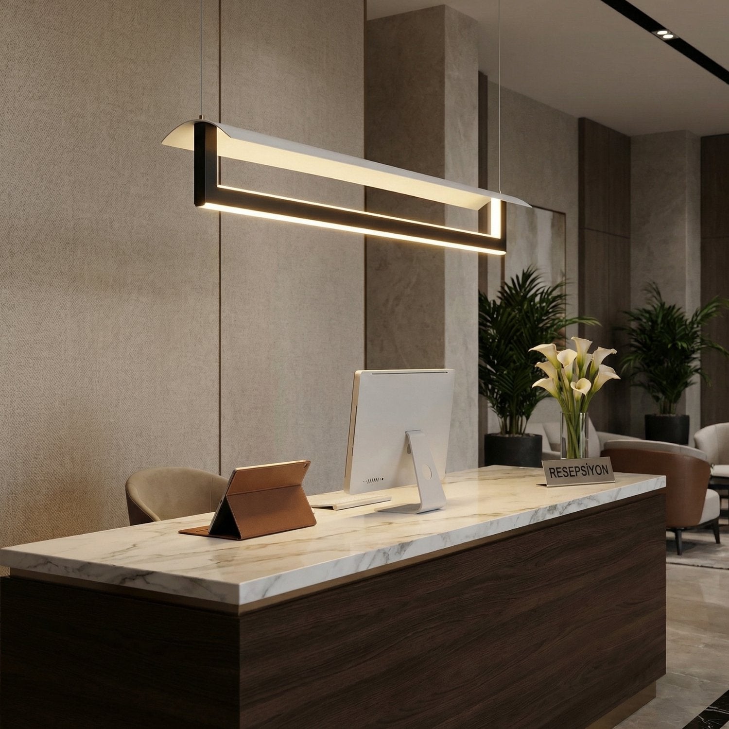Reflection Endirekt Sarkıt Led Avize 60 Cm