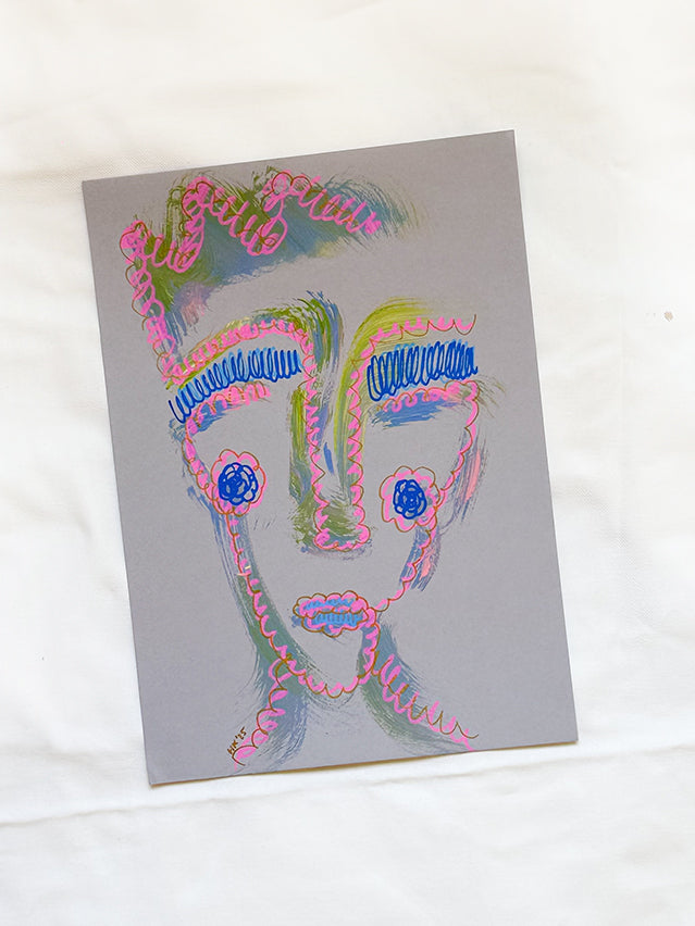 Resim Kağıdı Çizgisel Portre Serisi – 12-Resim-DIY and GREEN-NowShopFun