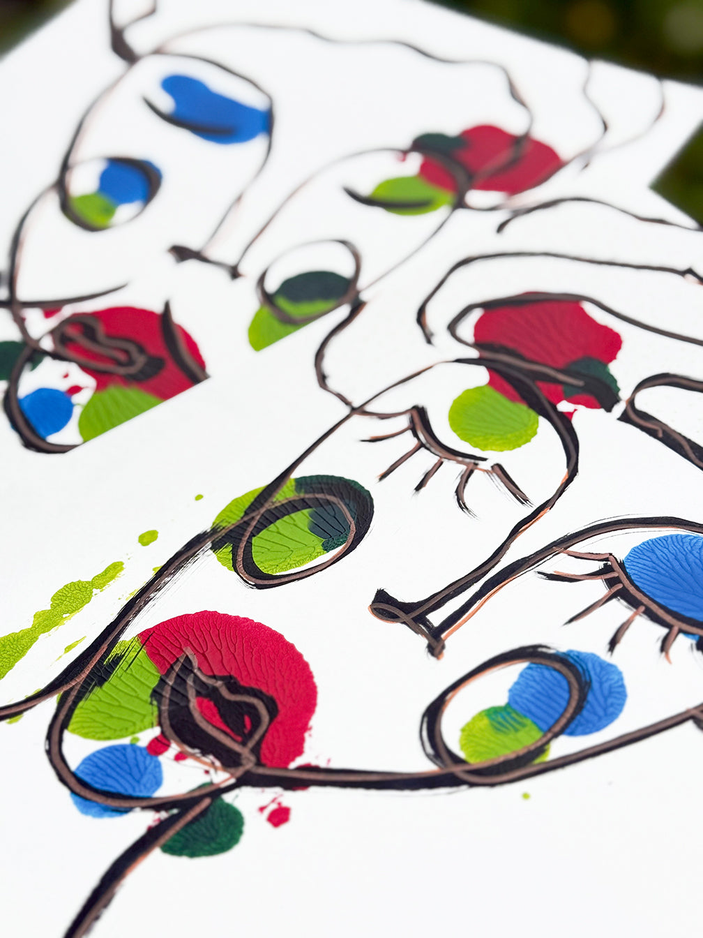 Resim Kağıdı Çizgisel Portre Serisi- 17