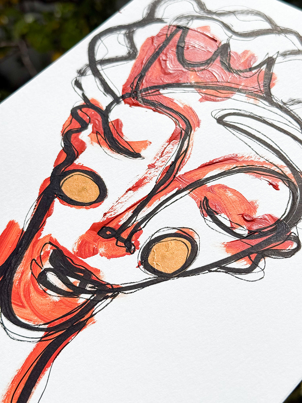 Resim Kağıdı Çizgisel Portre Serisi- 22