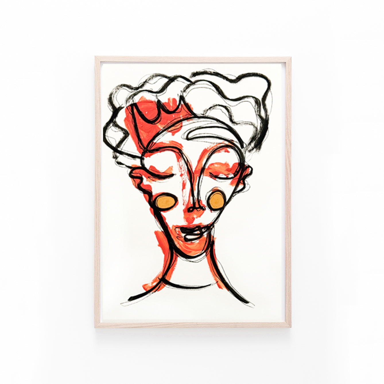 Resim Kağıdı Çizgisel Portre Serisi- 22