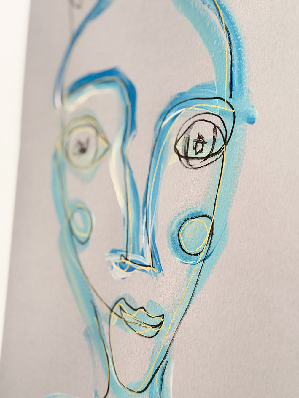 Resim Kağıdı Çizgisel Portre Serisi- 24