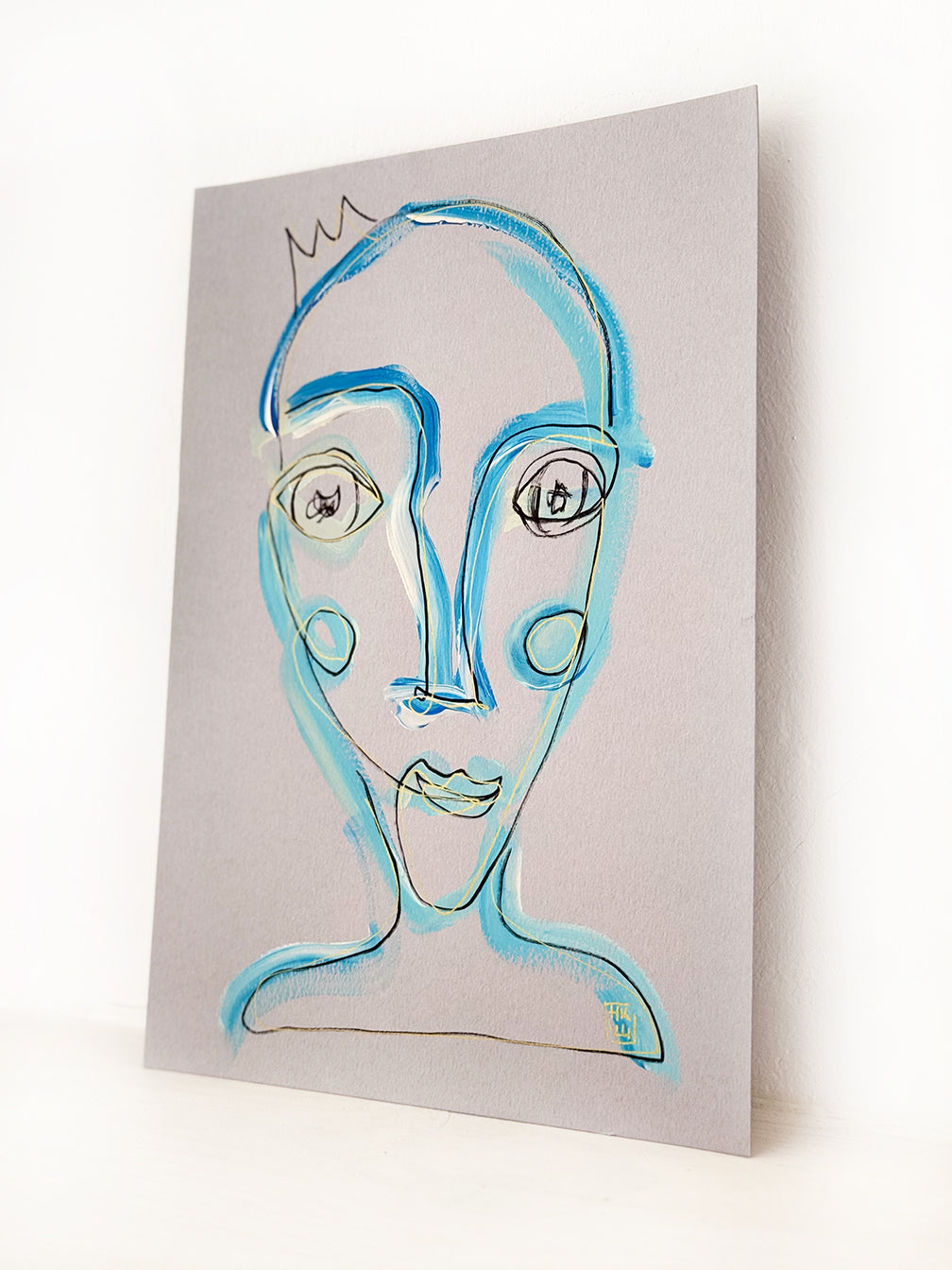 Resim Kağıdı Çizgisel Portre Serisi- 24